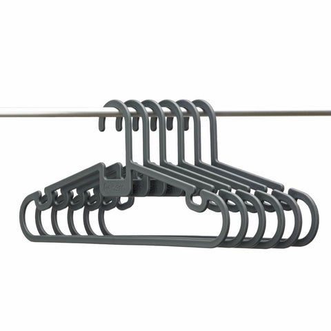 ReBorn Recycled Coat Hangers Pack of 5 Wardrobe Clothes Non Slip Made in UK