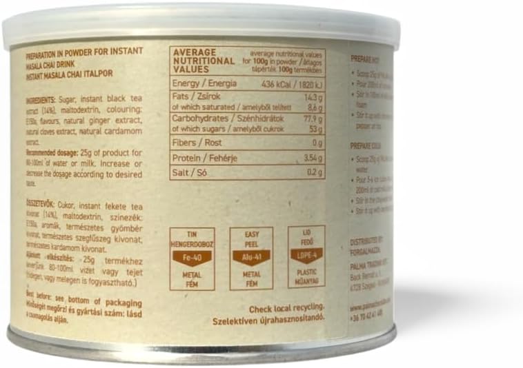 PALMA Instant Masala Chai Latte Powder