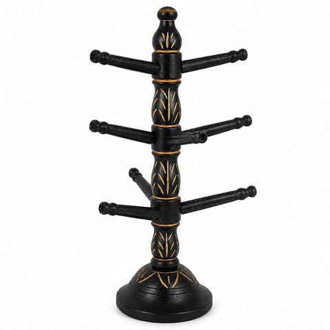 BIGNAY Wooden Bangle Stand Organizer | Bracelet & Watch Display Holder | Jewelry Storage Rack for Dressing Table, Home & Retail Display