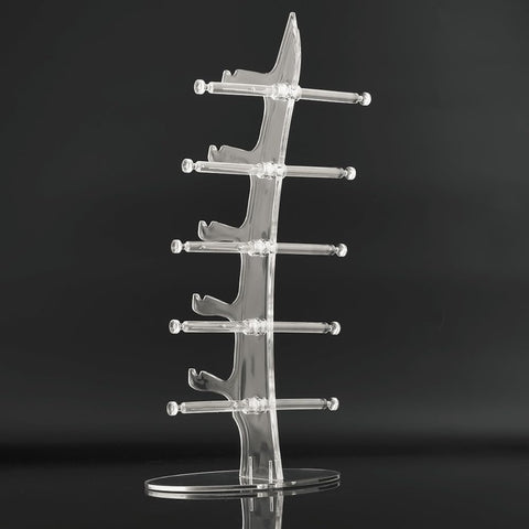 POFET Sunglasses Glasses Acrylic Crystal Clear Display Retail Show Stand Holder Rack Glasses Display Stand