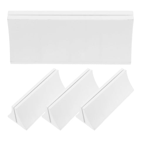 ULTECHNOVO 4 Pack Desktop Divider Bases Screen Divider Holder Brackets Reusable Partition Stand Base Support for Desk Privacy Panels Easy-Install