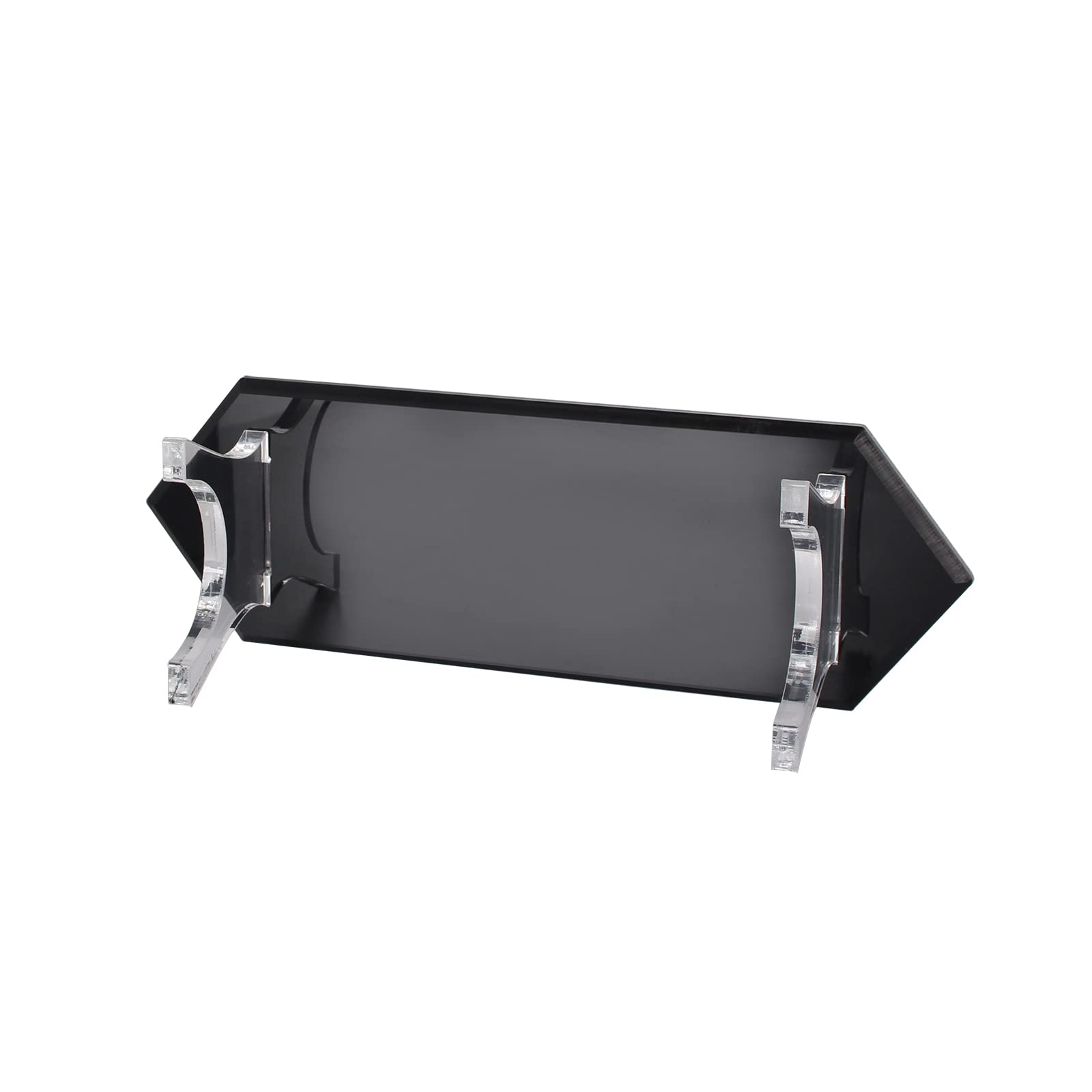 WANLIAN Lightsaber Display Stand Acrylic Light Saber Hilt Holder for Show Sword (Black Bottom)