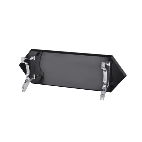 WANLIAN Lightsaber Display Stand Acrylic Light Saber Hilt Holder for Show Sword (Black Bottom)