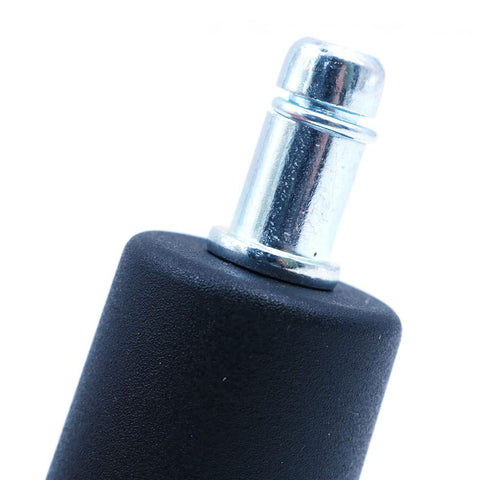 WANGCL Pack of 5 Glide Castors for Office Chair Wheel Replacement, 11mm x 22mm Stem, 50mm Diameter (Black)