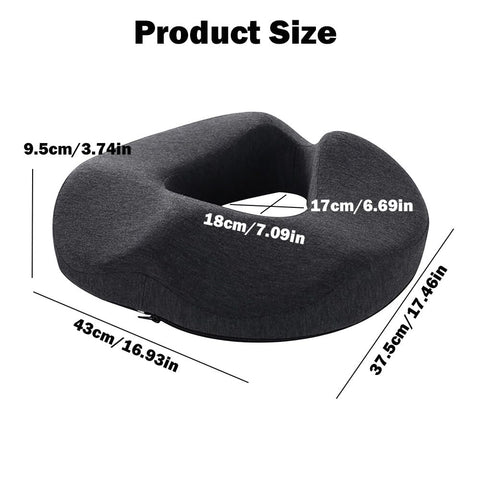 Donut Cushion,Doughnut Sciatica Hemorrhoid Orthopedic Coccyx Cushion for Pressure Relief,Tailbone Pain,Memory Foam Ring Seat Cushions for Car,Office