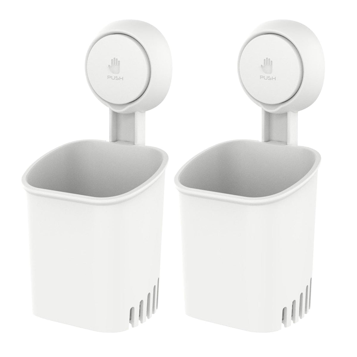 Toothbrush Holder Wall Mounted, MAX Hold 3 KG Suction Cup Toothbrush Holder No Drilling