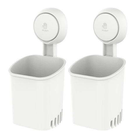 Toothbrush Holder Wall Mounted, MAX Hold 3 KG Suction Cup Toothbrush Holder No Drilling