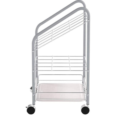 Safco 3090 Tubular Steel Wire Roll File with 12 Compartments - Silver