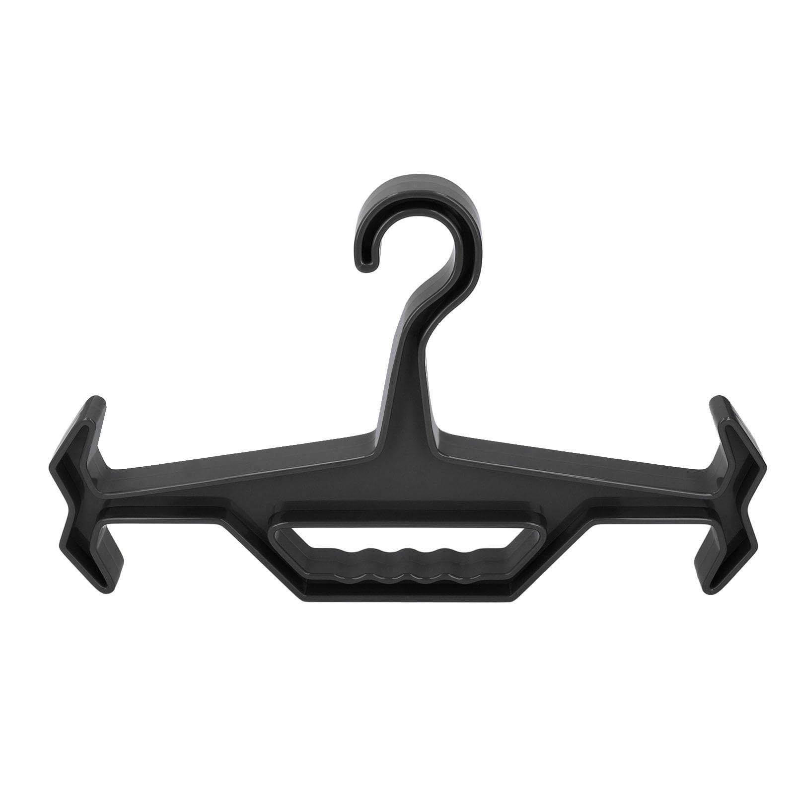 Heavy Duty Hanger for Law Enforcement Gear, Heavy Load Capacity Hanger, Clothing Hanger for Tactical Gear, Weight Vest, Diving Equipment (Black)