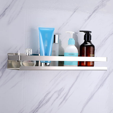 OwnMy Bathroom Shower Shelf Stainless Steel Bath Kitchen Basket Shower Caddy Rack