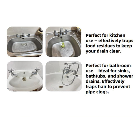 TO EVERYWHERE Stainless Steel Kitchen Sink Strainer Plug, Standard Strainer Drain Protector Hair/Food Catcher for Bathroom, Kitchen, Shower