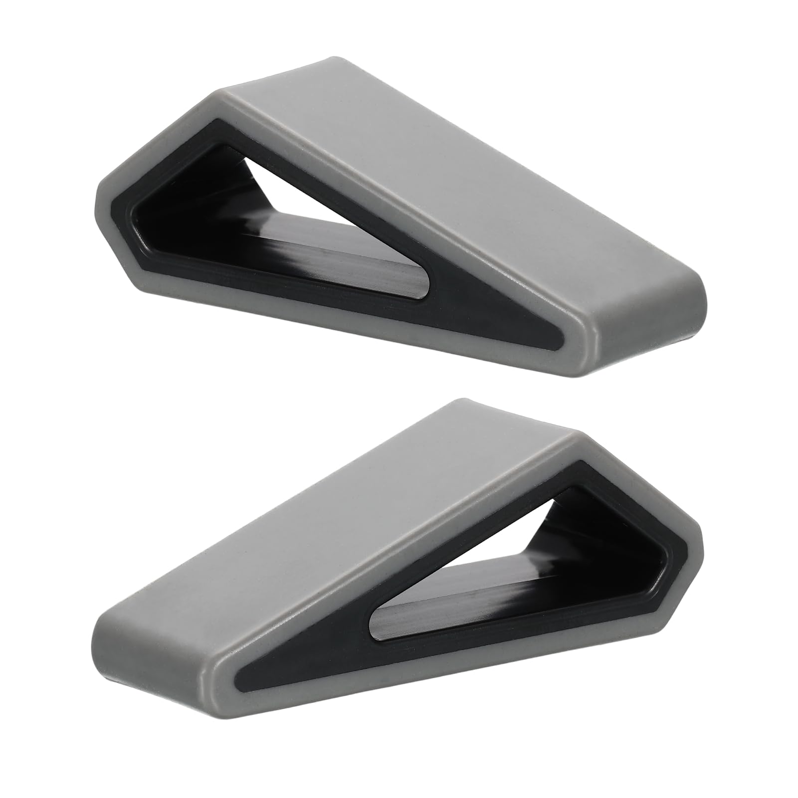PATIKIL Laptop/Computer Keyboard Stand, 2-Pack Laptop Notebook Holder Portable Ventilated Anti-Slip for Desk Compact Cooling Notebook/Tablet, Gray