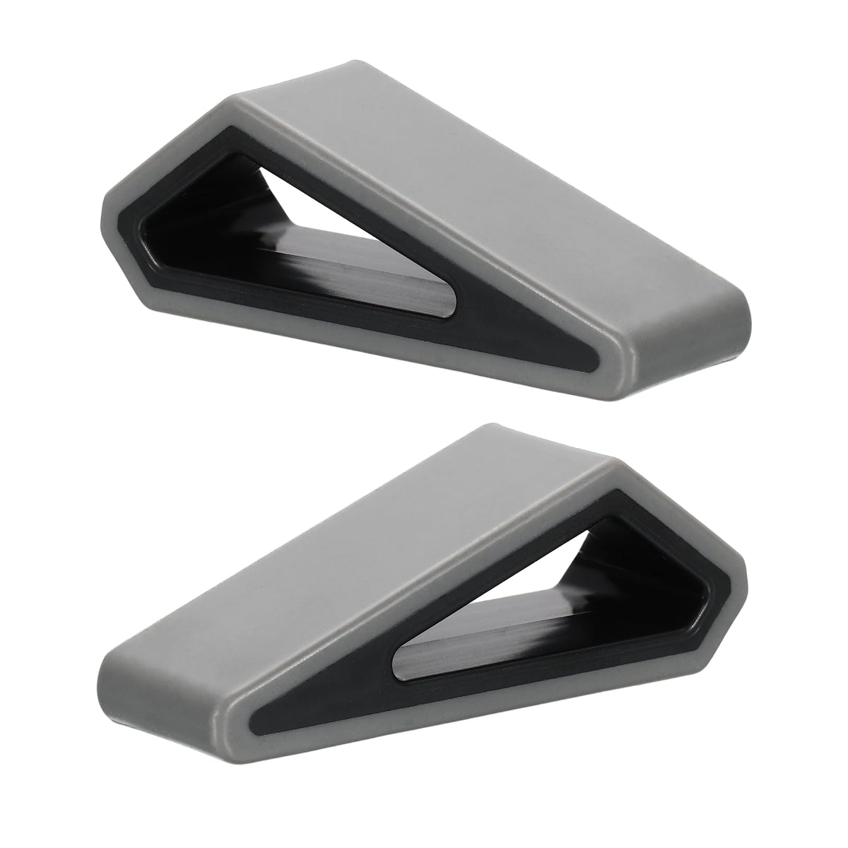 PATIKIL Laptop/Computer Keyboard Stand, 2-Pack Laptop Notebook Holder Portable Ventilated Anti-Slip for Desk Compact Cooling Notebook/Tablet, Gray