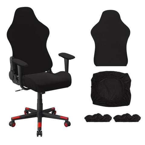 sourcing map Gaming Chair Covers, Stretchable Office Computer Chair Slipcover with Armrest Covers