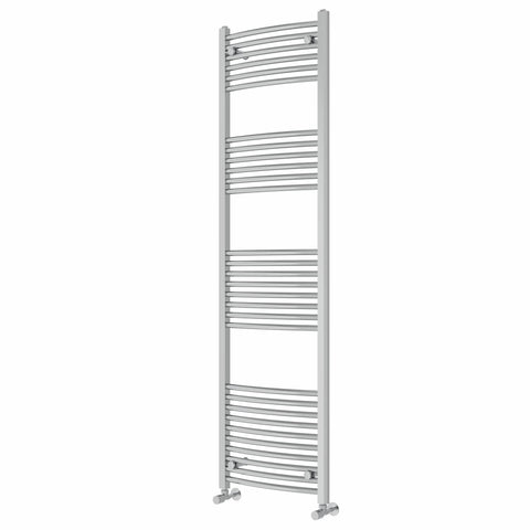 NRG Chrome Curved Central Heating Towel Rail Heated Rad Radiator 1800×500mm