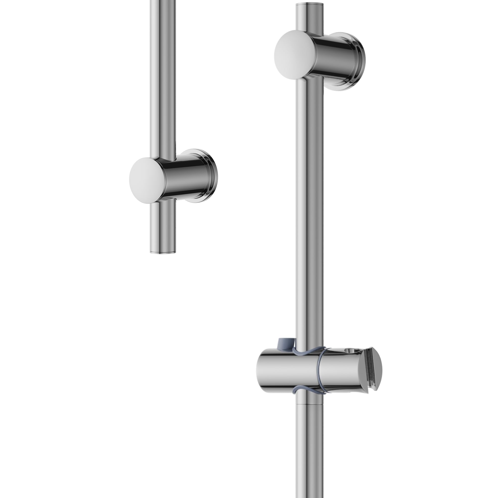 MORADO Stainless Steel Shower Slider Rail,Shower Riser Rail 68cm, Shower Slider Bar with Chrome Finish,Height Adjustable