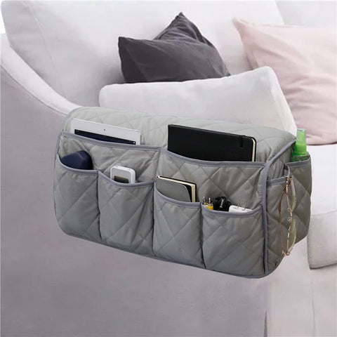 DZOZO Sofa Armrest Organizer Arm Rest Organiser Hanging Sofa Caddy Storage Bag TV Remote Control Holder Chair Tidy Couch Arm Rest Storage Bag Couch