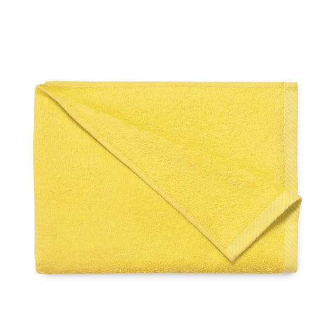 Top Towel - Plus - Large Bath Towels - Bathroom Towels - 2 Hand or Sink Towels - 50 x 100 cm - 100% Cotton - Lemon
