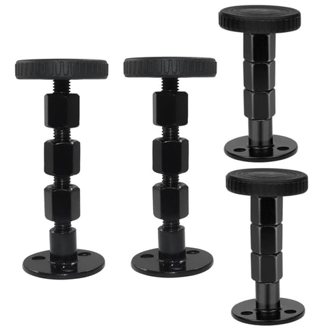 4-Pack Adjustable Threaded Headboard Stoppers, 30-110mm Bed Frame Anti-Shake Stabilizer Kit - Universal Furniture Fixer for Stopping Bed, Cabinet