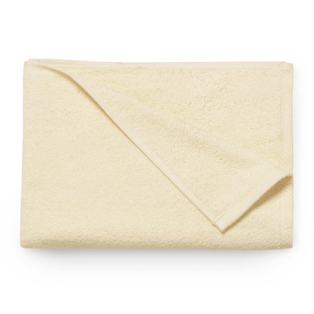 Top Towel - Plus - Bath Towels - 4 Face Towels or Bidet - 30 x 50 cm - 100% Cotton - Natural