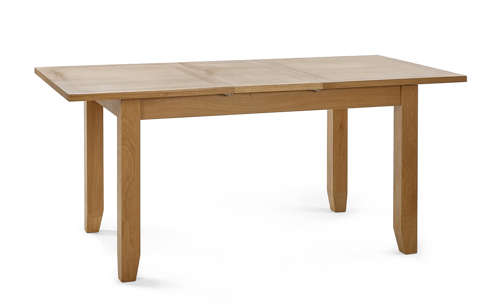 Julian Bowen Mallory Extending Dining Table for 6, Oak - H76 x W180 x D90cm