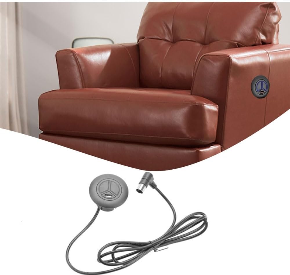 Les-Theresa Recliner Chair Recliner Controller, Recliner Controller, 2 Button Stand Sofa Electric Round Hand Control Handset