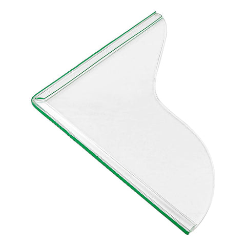 ANCLLO 2Pcs Shower Splash Guard Self- Adhesive Transparent Shower Water Guard Bath Corner Water Splash Guard to Keep Water in Shower for Washbasin