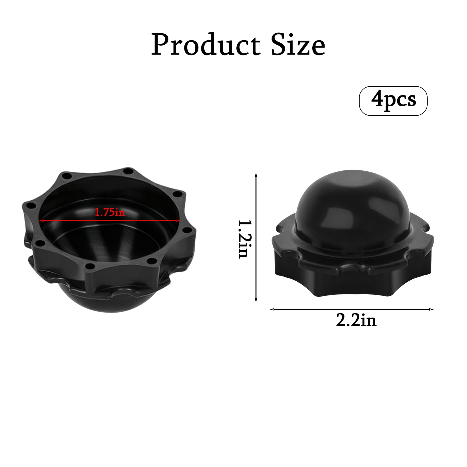 4pcs Rubber Inflatable Hot Tub Hole Plug P6575 Filter Stopper Cap Replacement Compatible with Lay Z Spa Coleman Bestway Intex Prevents Water Leaks