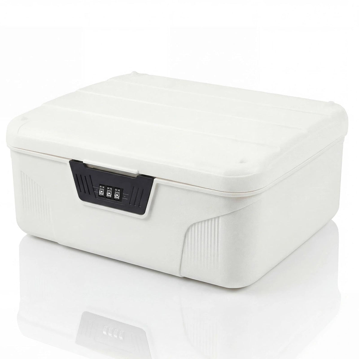 Zynaxir Lockable Storage Box Lockable Medicine Box Lockable Box Medicine Lock Box with Code Locked Storage Box for Kitchen Home, School, Office