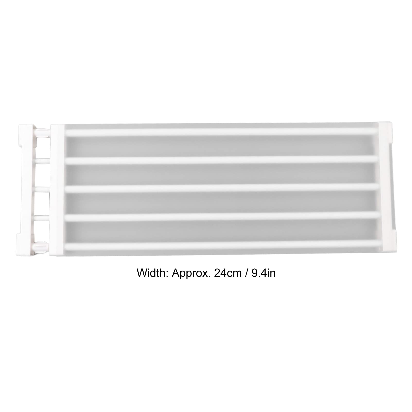 Riuulity Adjustable Tension Shelf Shoe Rack with Book Coat Storage for Wardrobe Cupboard, Organize Belts, Scarves, Flower Pots