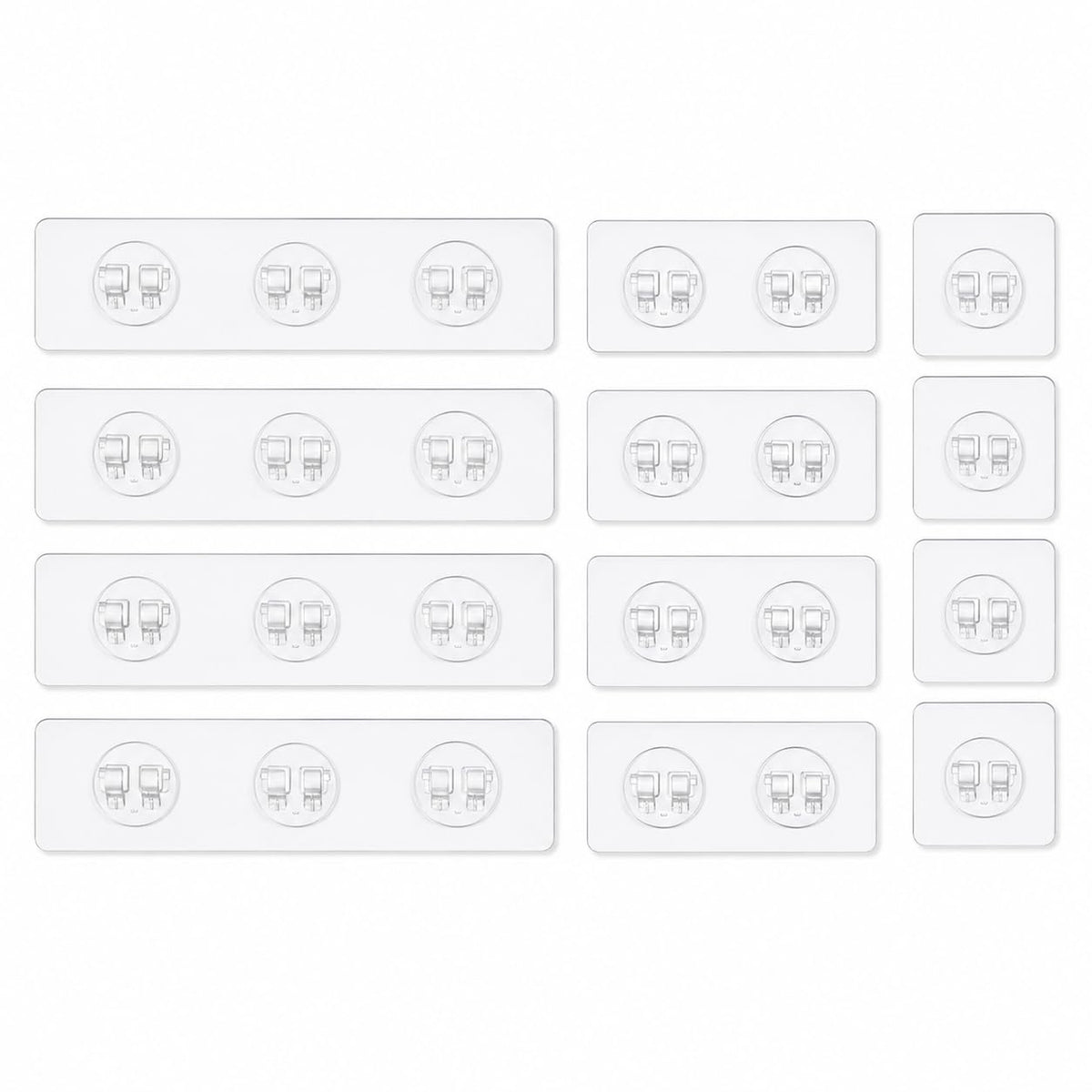 12 Pack Shower Caddy Adhesive Replacement Pads for Bathroom Shelves Hooks