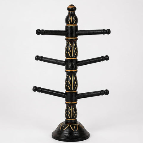 BIGNAY Wooden Bangle Stand Organizer | Bracelet & Watch Display Holder | Jewelry Storage Rack for Dressing Table, Home & Retail Display