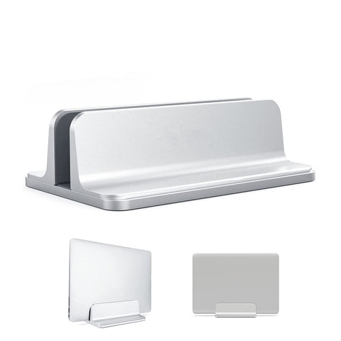 Oranlife Vertical Laptop Stand Holder, Silver