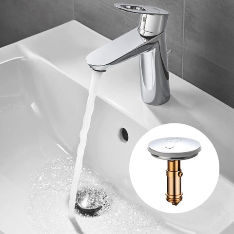 1PCS Pop Up Sink Plugs, Bath Plug Replacement, Click Clack Plug Stopper for Kitchen, Bathroom, Washbasin Bath, 43mm