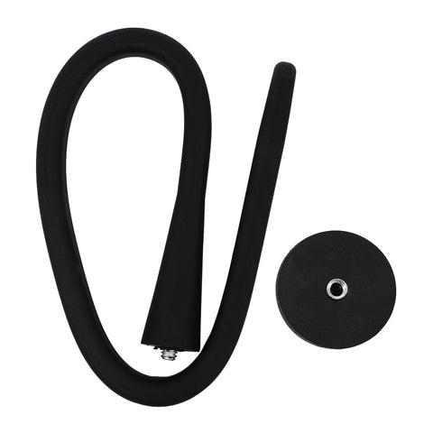 VOANZO Front-Loading Washing Machine Door Support Bracket – Essential Accessory for Keeping Door Open, Black, Aluminium/Silicone, 41.4cm Bracket