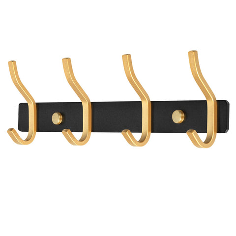 MEIJO Coat Hooks Wall Mounted, Coat Rack Wall Mounted Stainless Steel Heavy Duty Wall Hook, Coat Hooks for Door, Bedroom, Bathroom