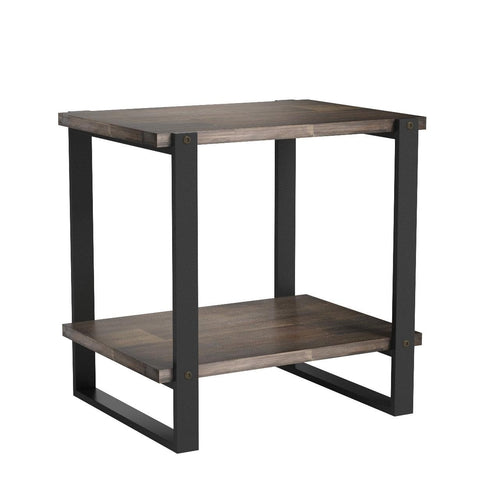 ZINUS Brock Solid Wood Side Table | End Table | Coffee Table | Bed Side Table | Easy Assembly
