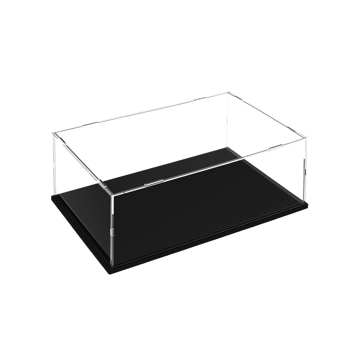 Acrylic Display Case, 35 x 25 x 15 cm Clear Collectibles Display Box Display Stand Storage Protective Box for Minifigure, Toys, Crafts, Memorabilia