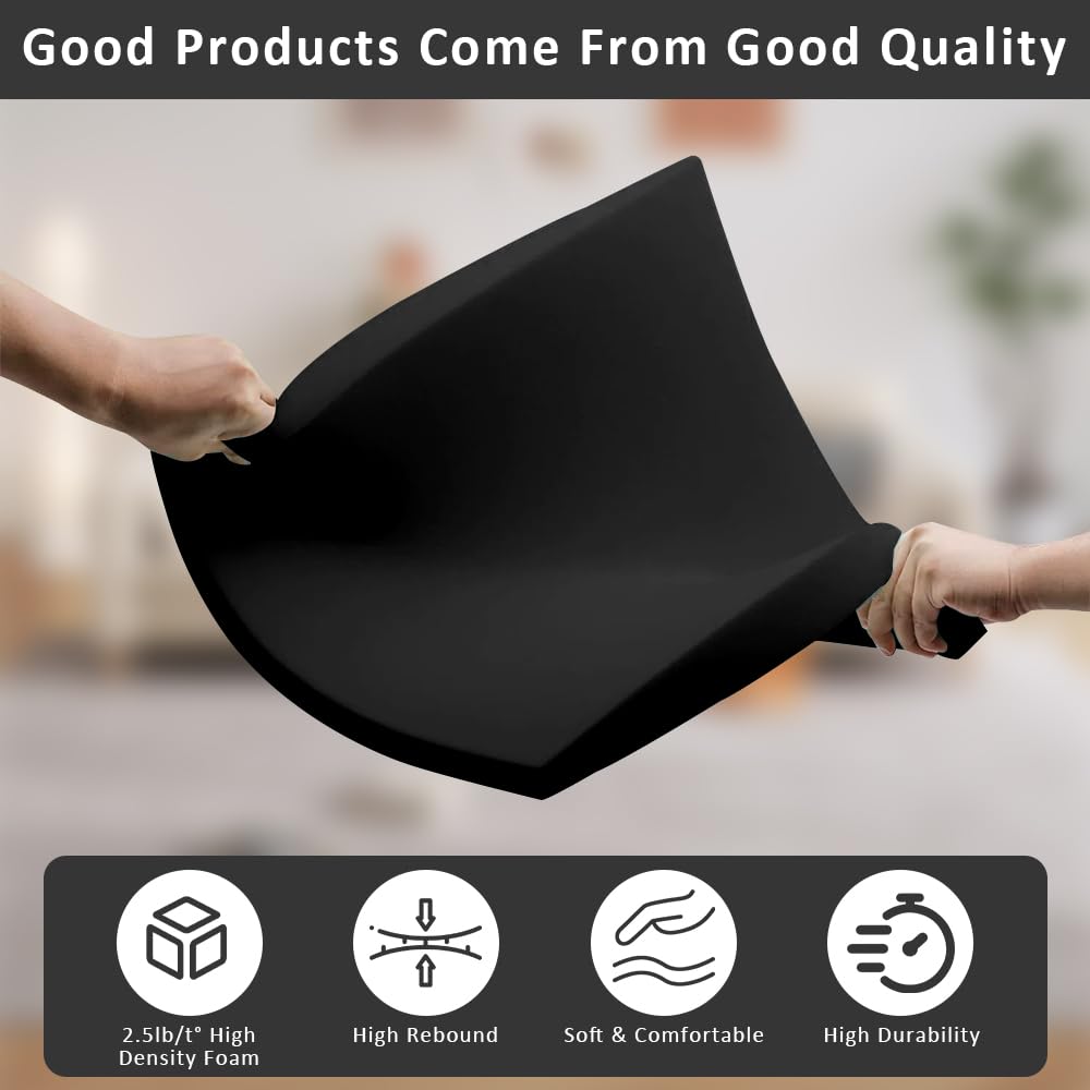 XPJBKC Sofa Cushion Support, 2 Pack 50 x 50cm Sofa Saver Furniture Seat Support Foam, High-Density Curve Sponge sofa support Pad