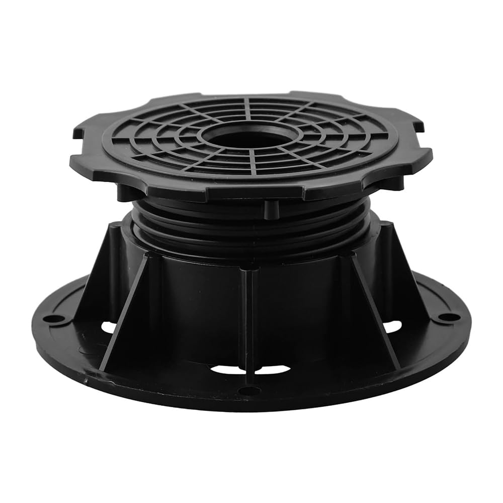 POFET 4PCS Height Adjustable Decking Support Pedestal Set Eliminate Slope Difference, Reliable Stability