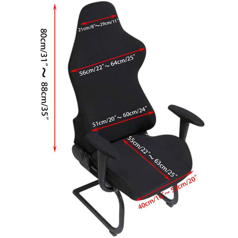 Zerci Universal Computer Chair Cover Game/Racing Chair Slipcover Washable Chair Protect Cover (Only Cover,No Chair)