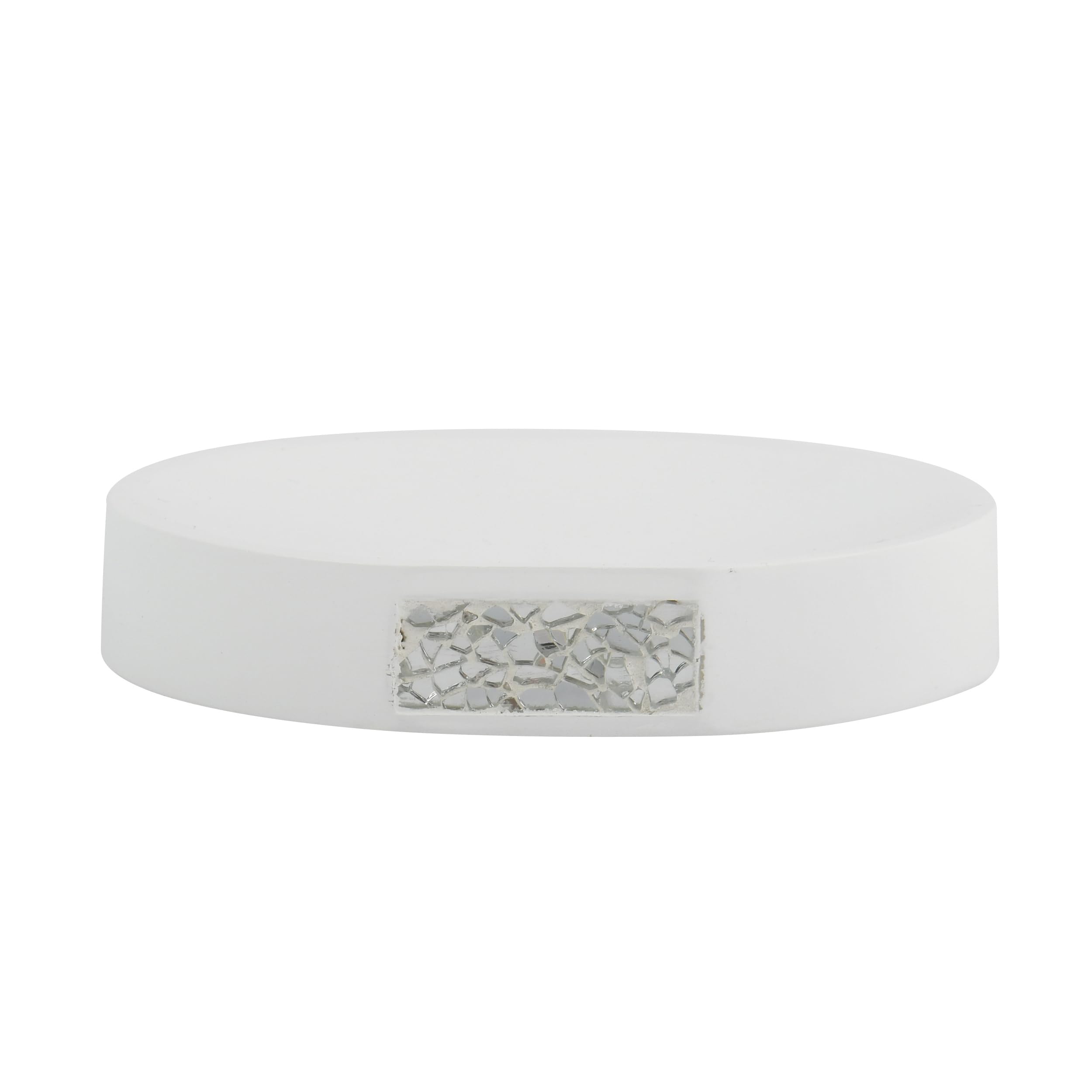 MSV Polyresin Luanda Soap Holder, White