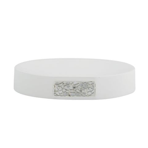 MSV Polyresin Luanda Soap Holder, White