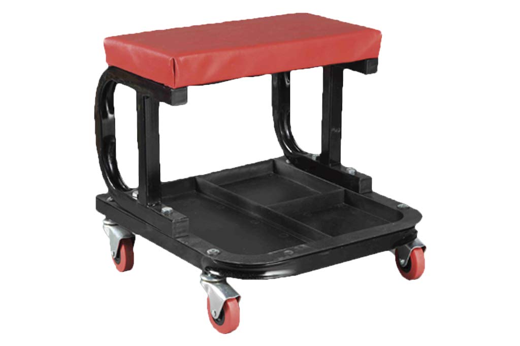 Cofan Mobile Workshop Seat | With Wheels and Tool Tray | Convenient Storage for Mechanical Workshop