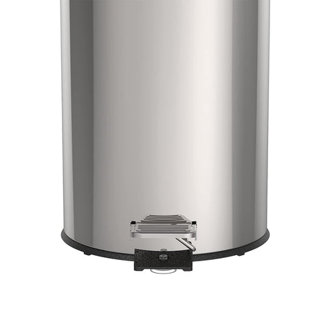 Tramontina 5L Pedal Bin Stainless Steel Bathroom Bin with Lid, 20.5 cm Diameter x 29 cm Height, 94538105