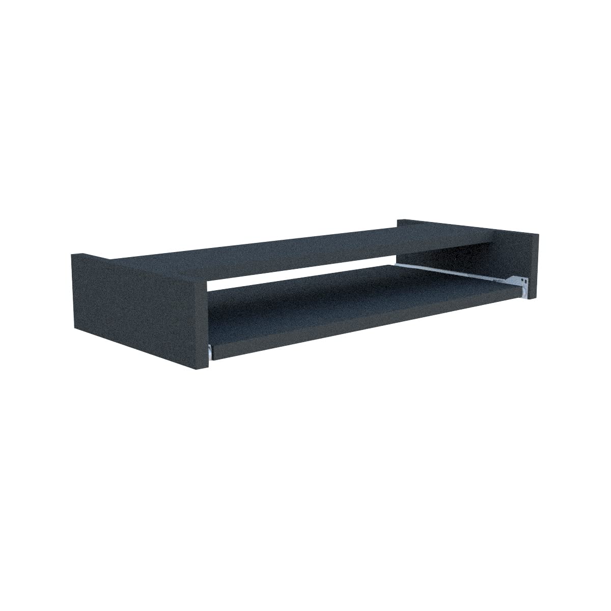 Henor Keyboard Holder Removable Tray Wood 68 x 31 x 9 cm Under Desk Under Table Graphite