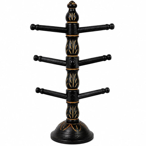 BIGNAY Wooden Bangle Stand Organizer | Bracelet & Watch Display Holder | Jewelry Storage Rack for Dressing Table, Home & Retail Display