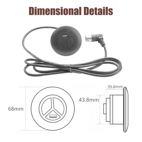 Les-Theresa Recliner Chair Recliner Controller, Recliner Controller, 2 Button Stand Sofa Electric Round Hand Control Handset