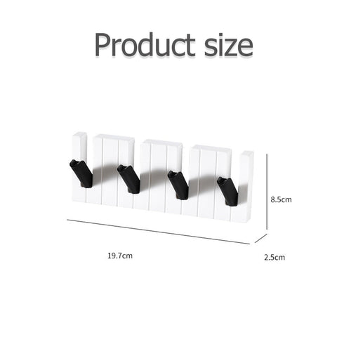 Kaizuca 2 Pack Self-Adhesive Coat Hooks, Creative Wall Hooks, Multi-Purpose Sticky Hooks for Bathroom, Wardrobe, Kitchen and Daily Essentials