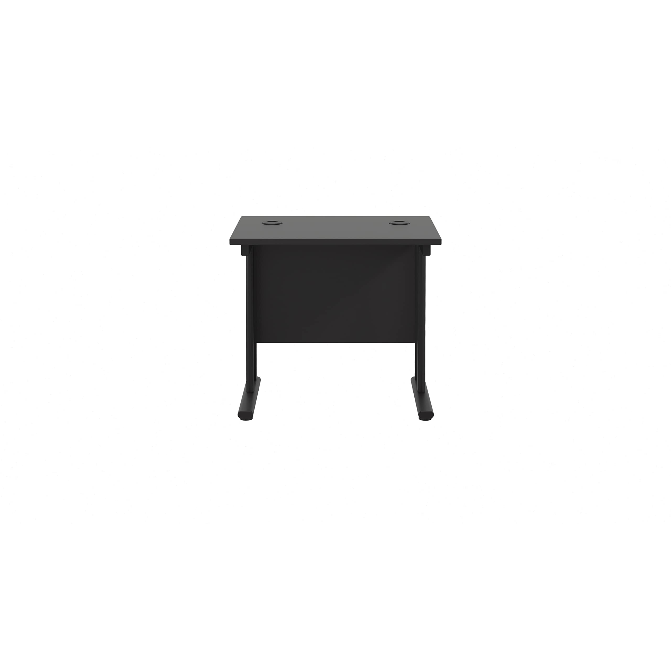 Office Hippo Heavy Duty Rectangular Cantilever Office Desk, Home Office Desk, Office Table, Integrated Cable Ports, PC Desk For Office or Home